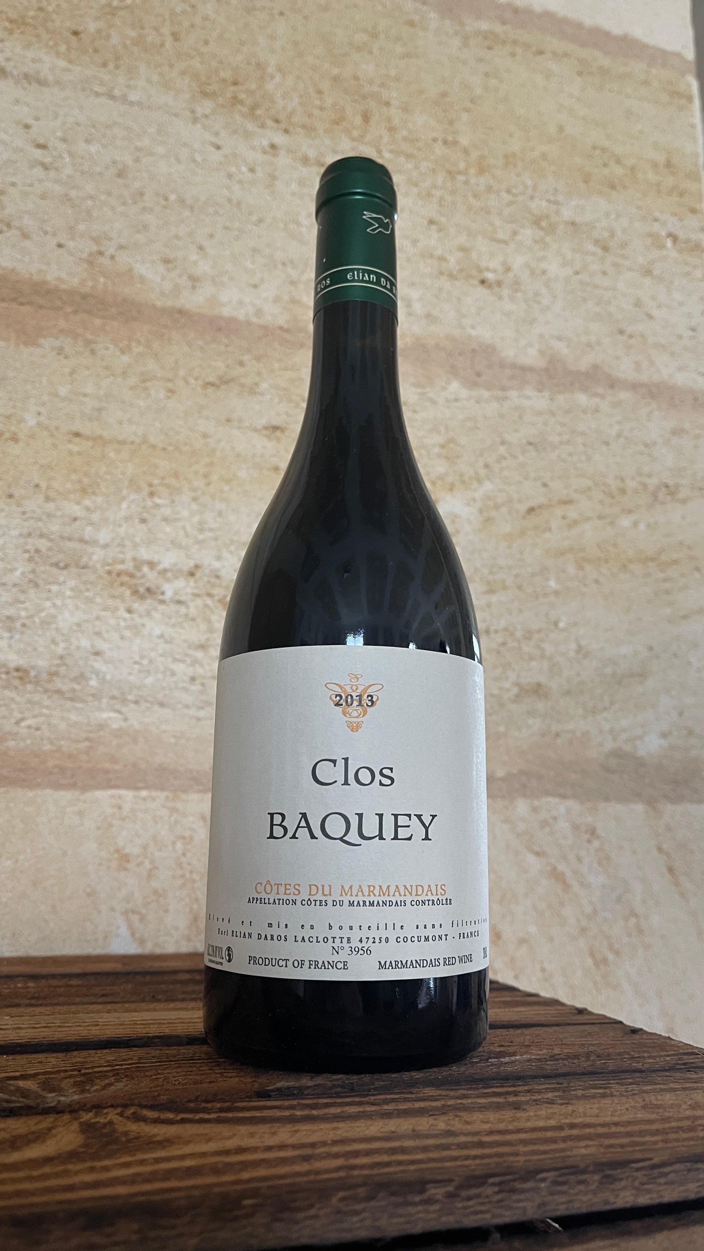 Elian Da Ros Clos Baquey 2013-2016 - Y Organic Wines